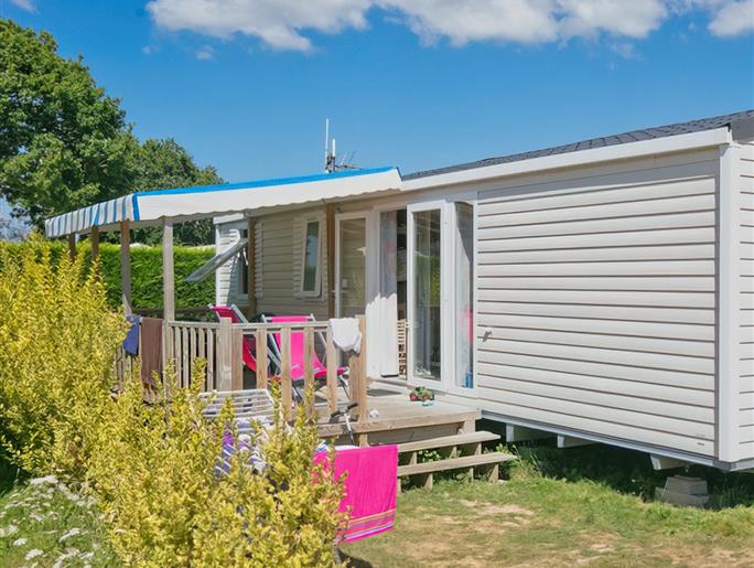 Cottage Quatro Luxe 8 personnes - 39m² - Camping La Roseraie La Baule 44 grand espace 4 chambres famille confort découverte vacances repos presqu'ile Loire Atlantique grande capacité