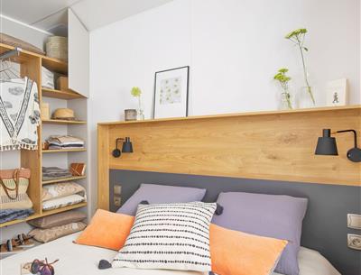 Camping 4* La Roseraie La Baule - www.laroseraie.com - Chambre enfants - Cottage Family Premium 6 7 personnes confort moderne agréable vacances confort presqu'ile camping Loire Atlantique