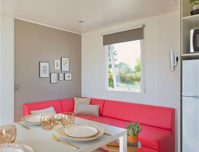 Camping 4* La Roseraie La Baule - www.laroseraie.com - Chambre enfants - Cottage Family Premium 6 7 personnes confort moderne agréable vacances confort presqu'ile camping Loire Atlantique