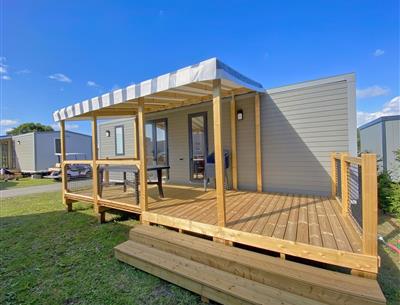 Camping 4* La Roseraie La Baule - www.laroseraie.com - Chambre enfants - Cottage Family Premium 6 7 personnes confort moderne agréable vacances confort presqu'ile camping Loire Atlantique