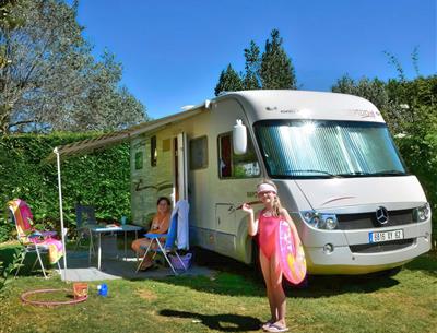 emplacements camping car Camping La Roseraie La Baulebaie La Baule plage camping car caravane tente détente calme espace conviviale relaxation  44 Loire Atlantique