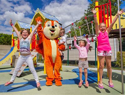 mascotte du camping Camping La Roseraie La Baule baie La Baule plage espace conviviale  