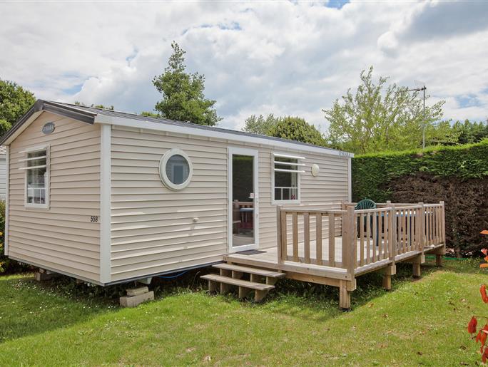 Camping 4* La Roseraie La Baule - www.laroseraie.com - Cottage EUROPEEN Plan mobil-home confort vacances découverte repos escapade famille enfants 