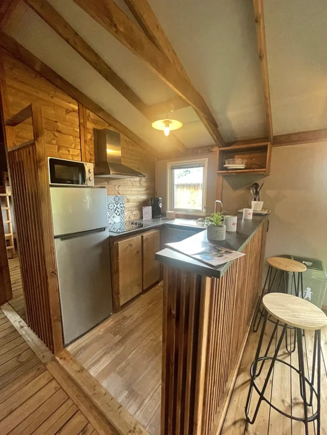 Cabane Lodge 4 cabane cuisine